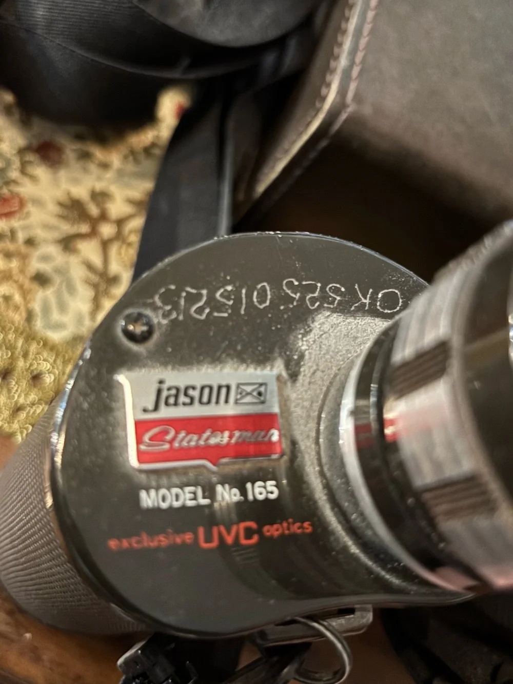 Vintage Jason Statesmant Model 165 Zoom Binoculars 7.5x-15x40 Case Harness Teste